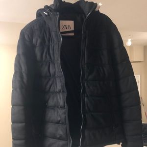 Zara Coat Black. Large Men